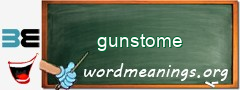 WordMeaning blackboard for gunstome
